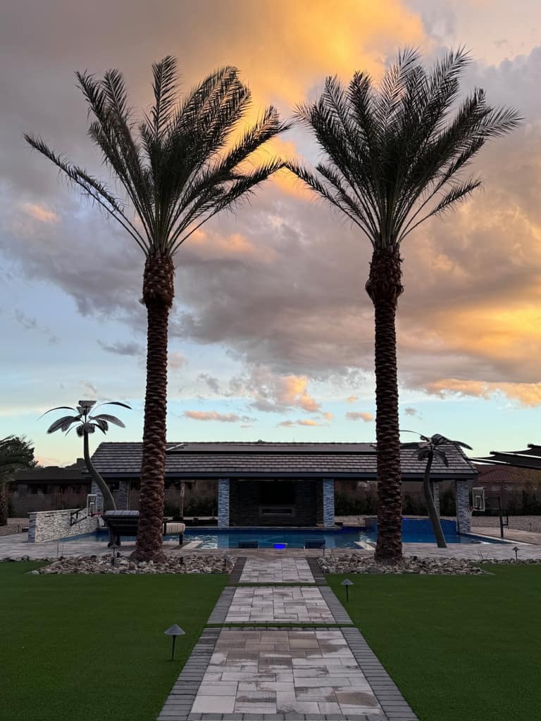 Completed AE Outdoor Living project at New River Resort Backyard in New River, AZ (image 31)