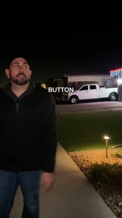 Holiday lights — click a button vs Saturdays on a ladder, all year use