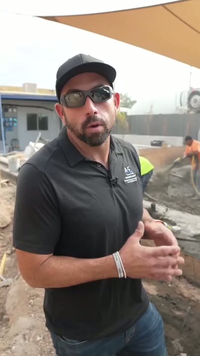 Showroom mini-pool — same shotcrete crew we use at your home