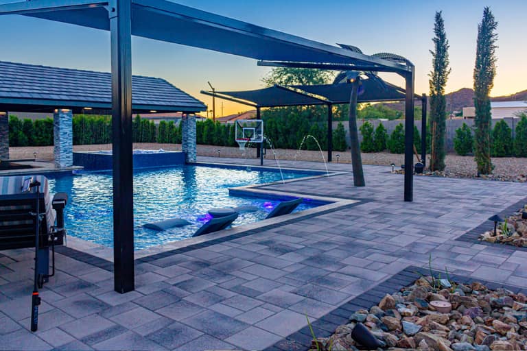 Completed AE Outdoor Living project at New River Resort Backyard in New River, AZ (image 17)