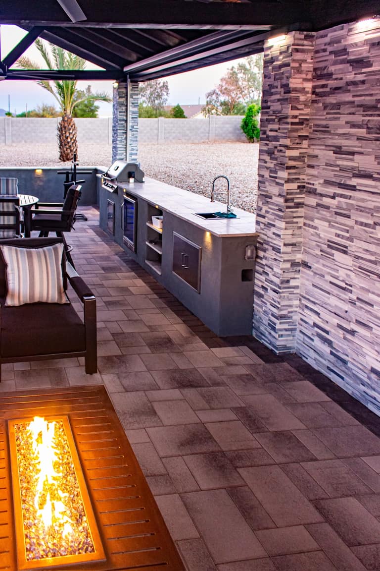 Completed AE Outdoor Living project at New River Resort Backyard in New River, AZ (image 28)