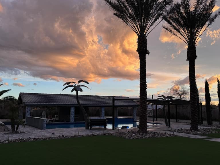 Completed AE Outdoor Living project at New River Resort Backyard in New River, AZ (image 33)