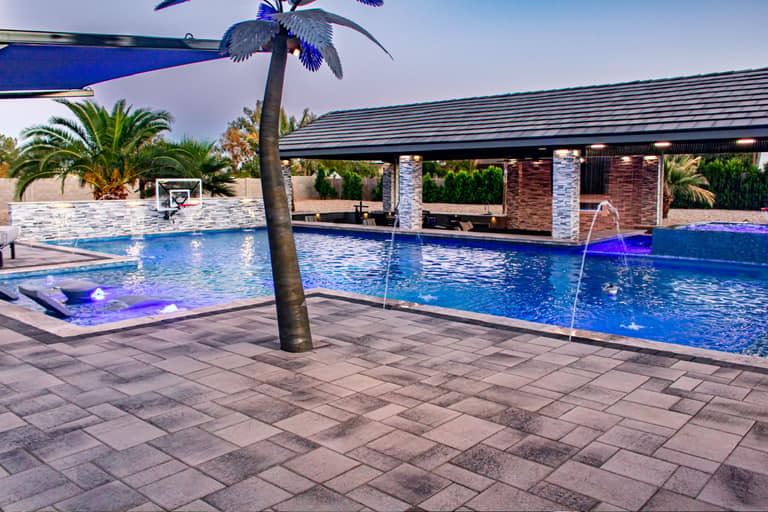 Completed AE Outdoor Living project at New River Resort Backyard in New River, AZ (image 5)