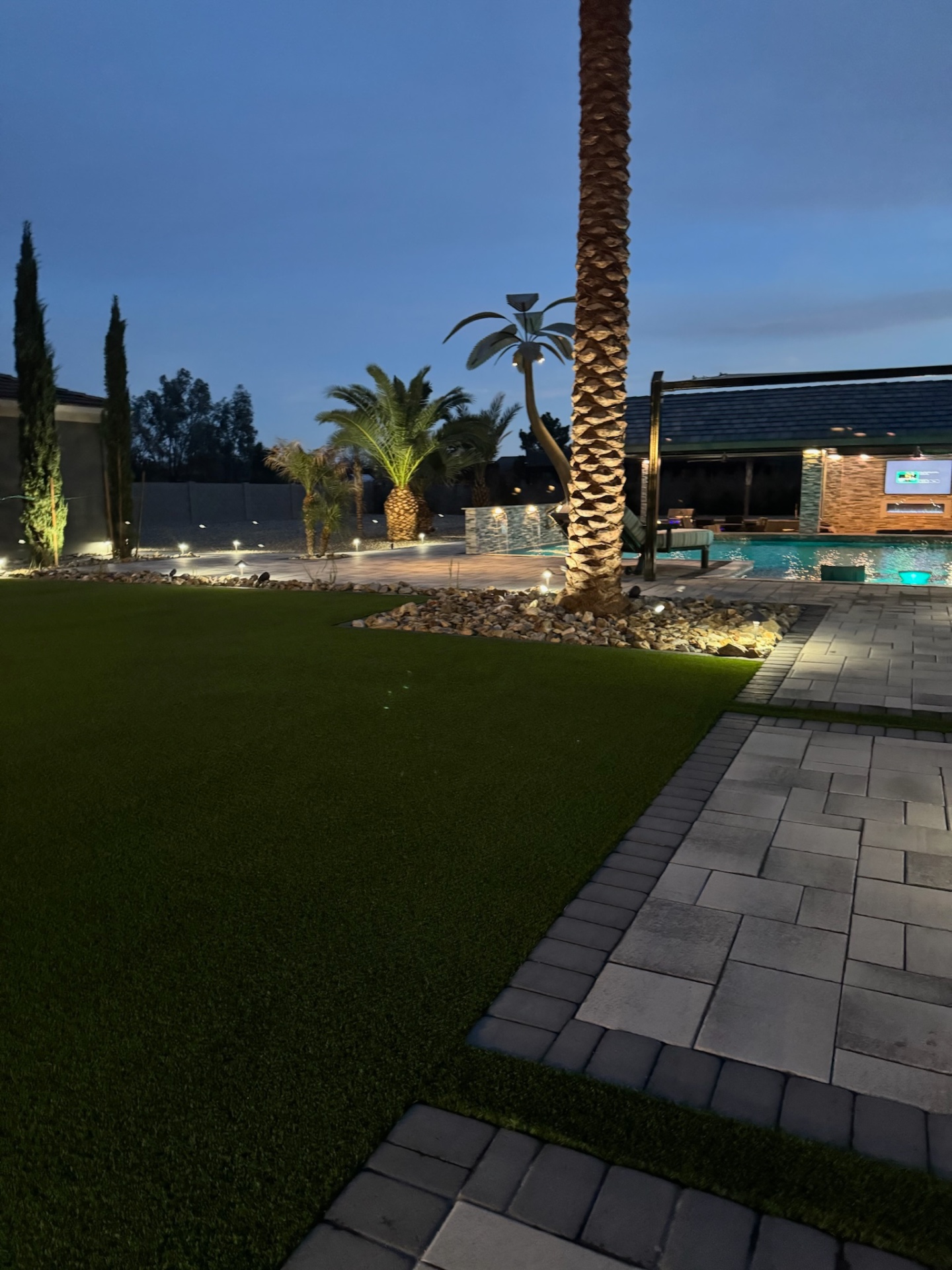 Completed AE Outdoor Living project at New River Resort Backyard in New River, AZ (image 53)