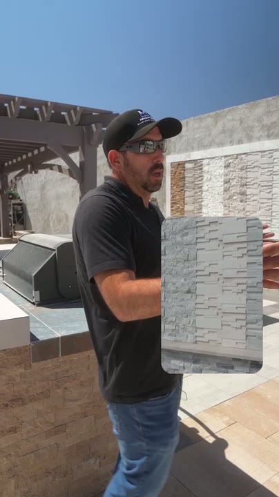 Showroom natural stone — bigger sample so color variation reads right
