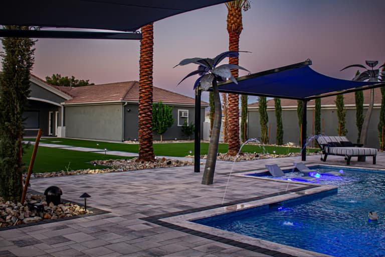 Completed AE Outdoor Living project at New River Resort Backyard in New River, AZ (image 3)