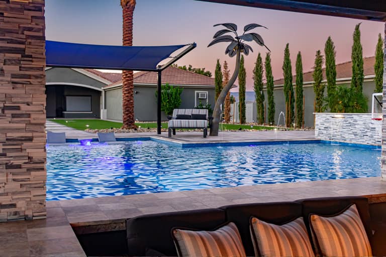 Completed AE Outdoor Living project at New River Resort Backyard in New River, AZ (image 2)