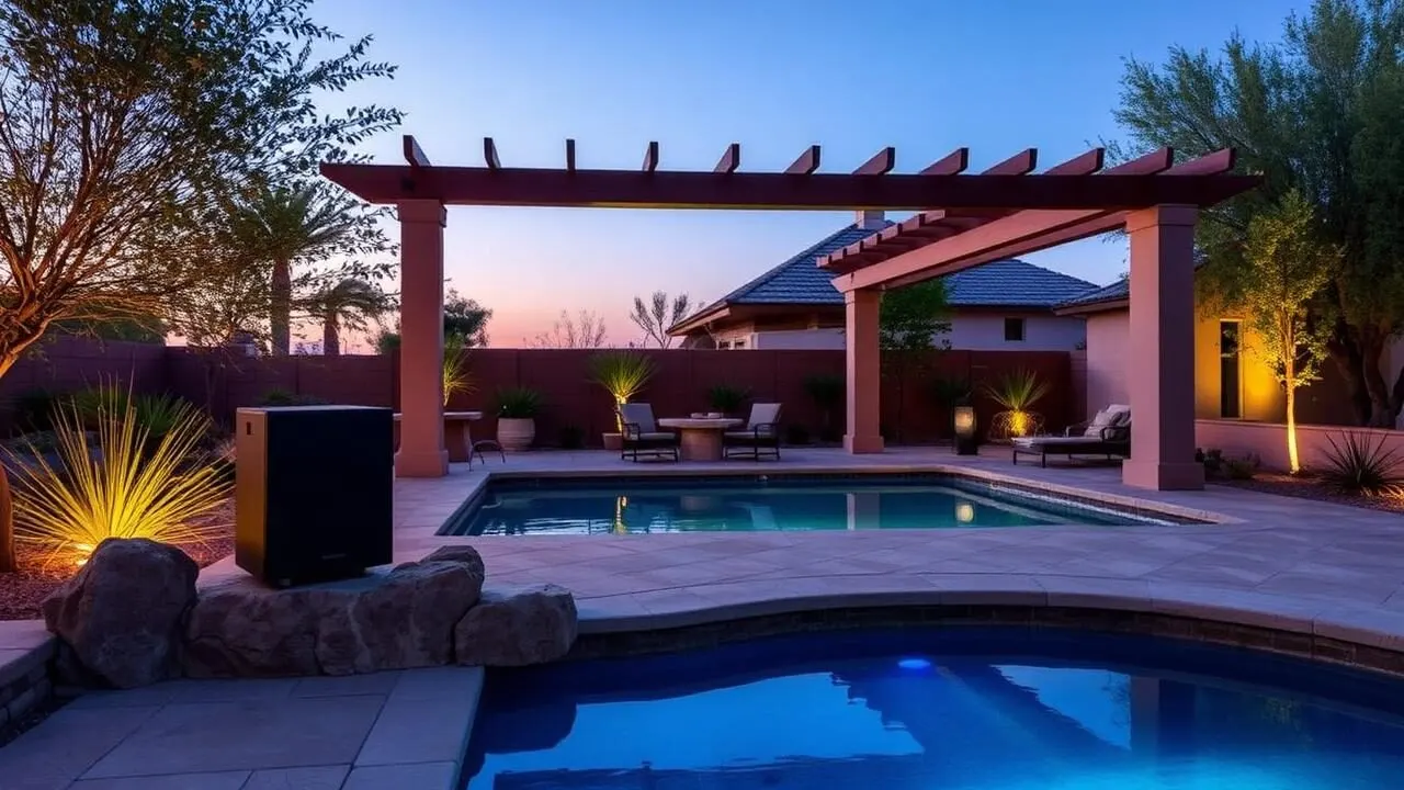 Outdoor Sound Systems — Speakers, Zones, and What Works in Arizona