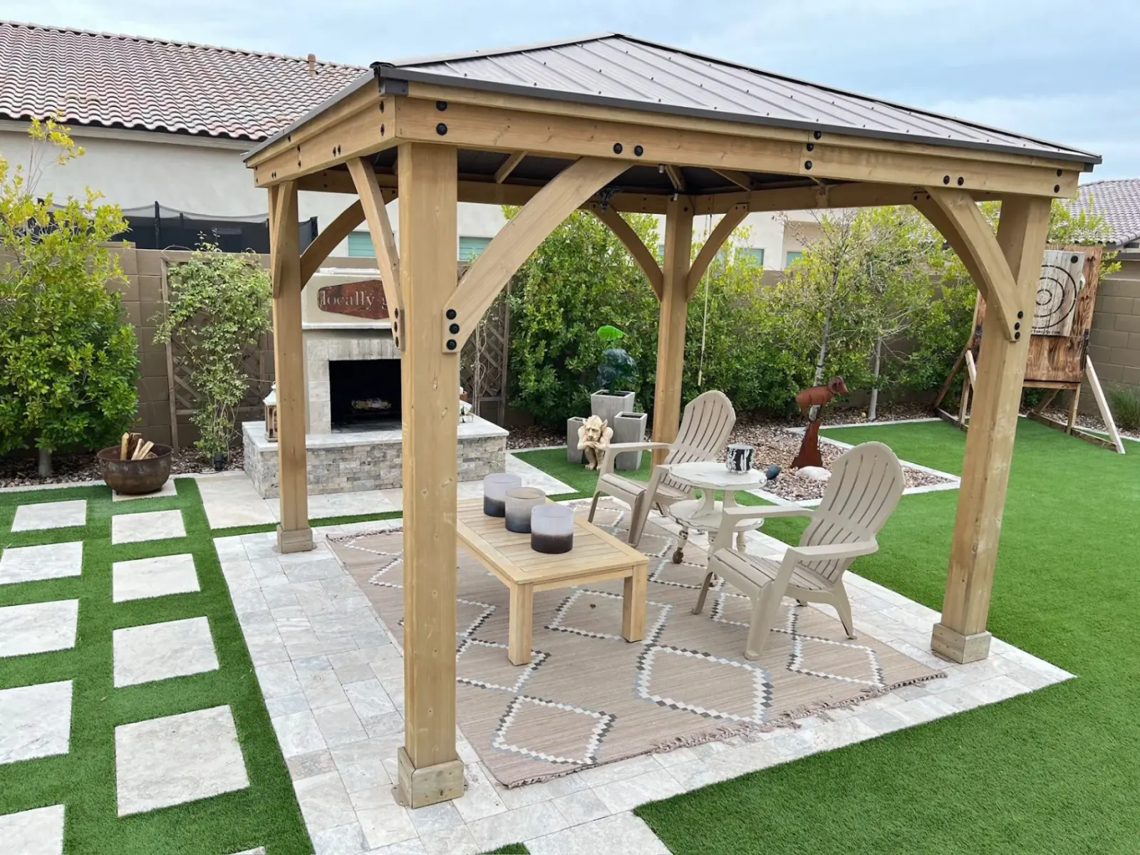 Completed AE Outdoor Living project at Estrella Outdoor Living Remodel in Goodyear, AZ (image 6)