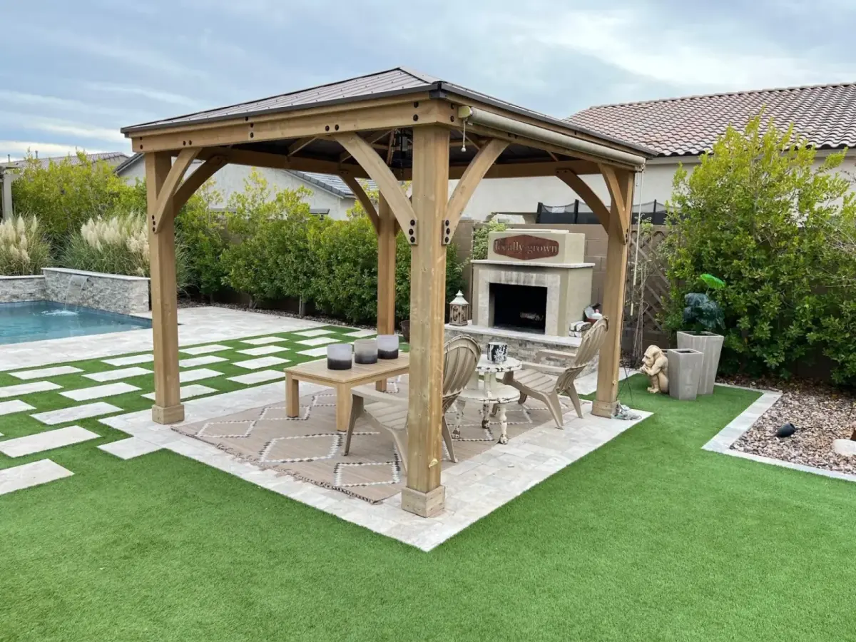 Completed AE Outdoor Living project at Estrella Outdoor Living Remodel in Goodyear, AZ (image 5)