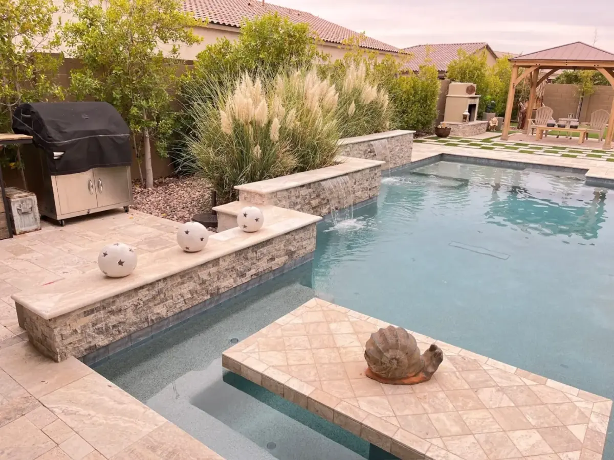 Completed AE Outdoor Living project at Estrella Outdoor Living Remodel in Goodyear, AZ (image 3)