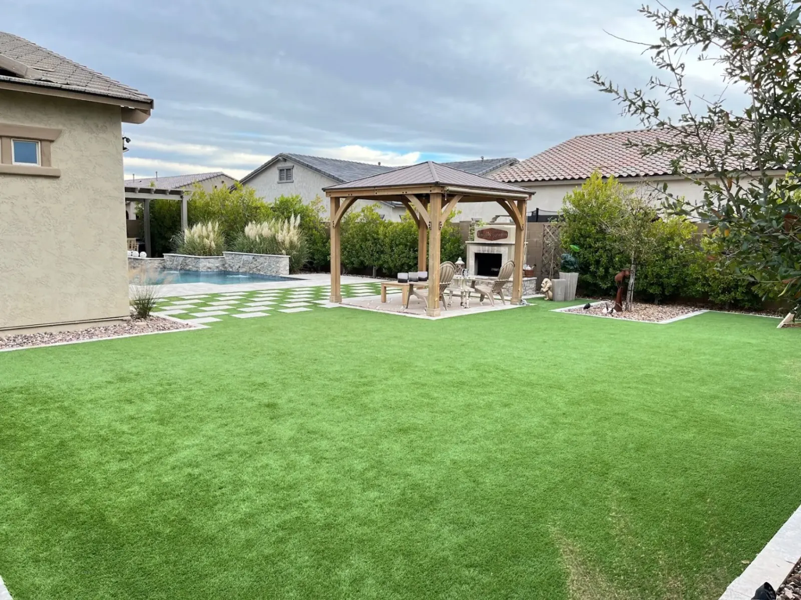 Completed AE Outdoor Living project at Estrella Outdoor Living Remodel in Goodyear, AZ (image 8)